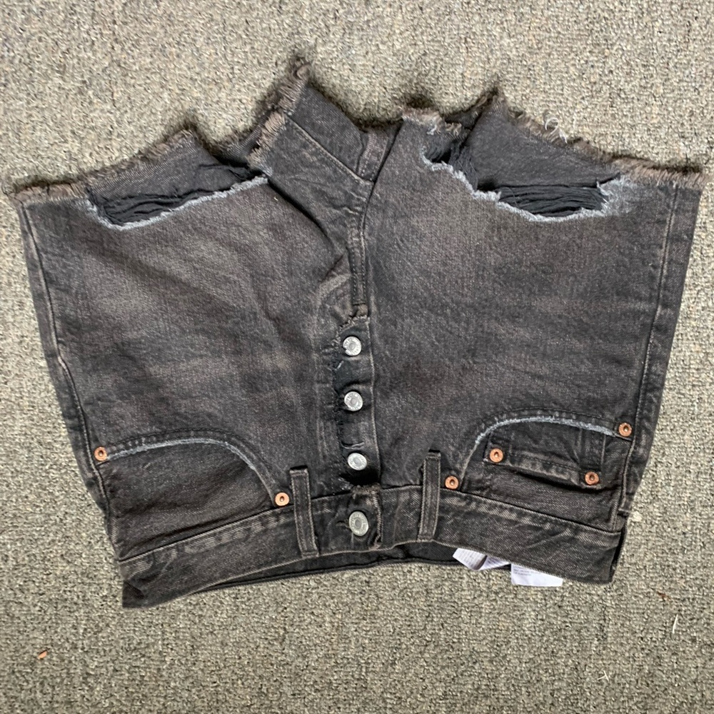 levi denim shorts
